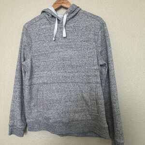 UpWest Resort And Mercantile Hoodie Terry Cloth Interior Size Small Heather Gray